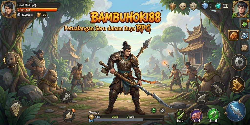 Tampilan Gameplay Menarik di BAMBUHOKI88, RPG Seru!