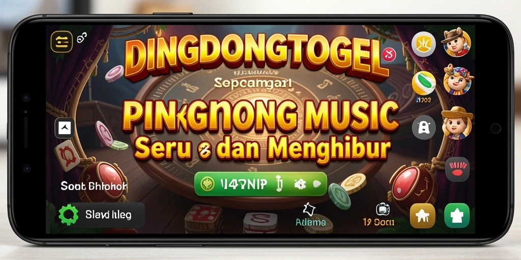 Screenshot gameplay DINGDONGTOGEL menampilkan keseruan bermain musik.