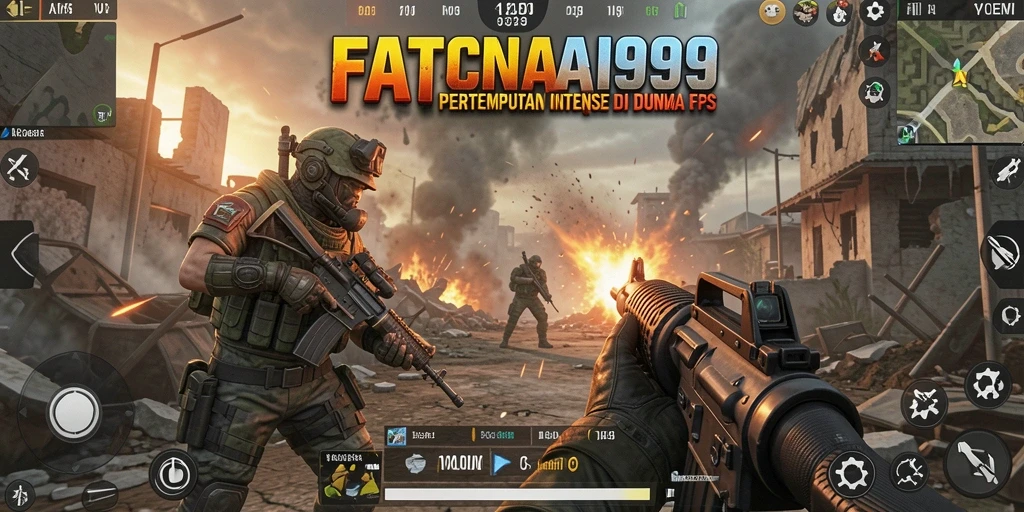Screenshot dari gameplay FATCAI99 menampilkan aksi perang yang mendebarkan.