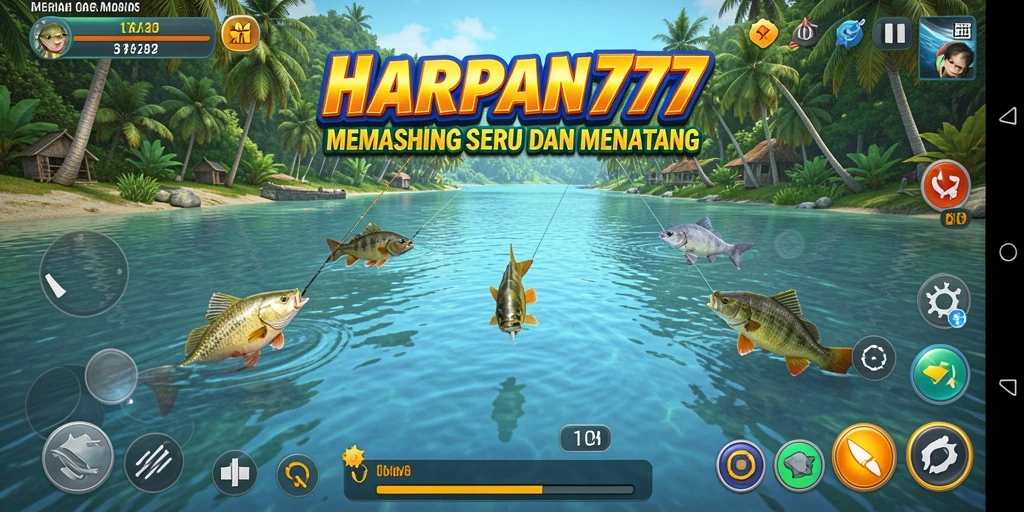 Gameplay seru dari HARAPAN777 yang menampilkan pengalaman memancing.