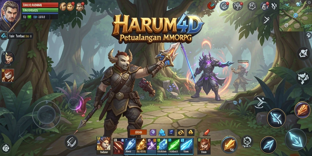 Gameplay menarik di dunia fantasi <strong>HARUM4D</strong>.