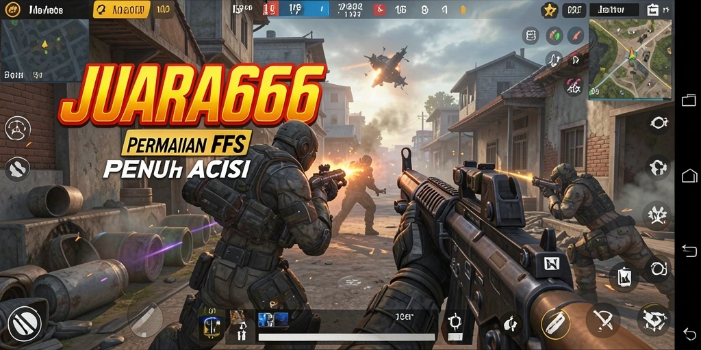 Tangkapan layar gameplay JUARA666 menunjukkan aksi pertempuran yang mendebarkan.