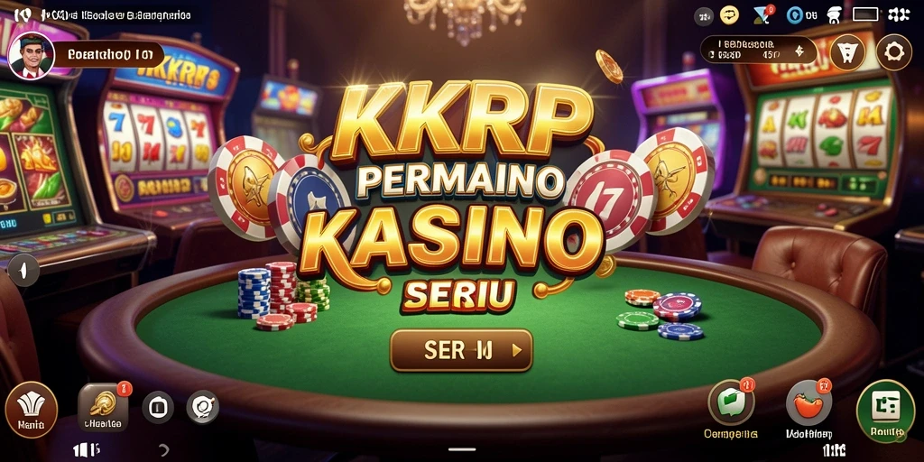 Tampilan gameplay Kasino yang seru dan menawan di KKRP.