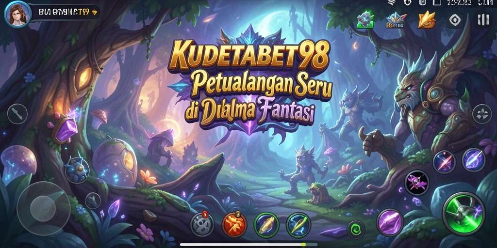 Screenshot gameplay KUDETABET98 yang menampilkan petualangan seru di dunia fantasi.