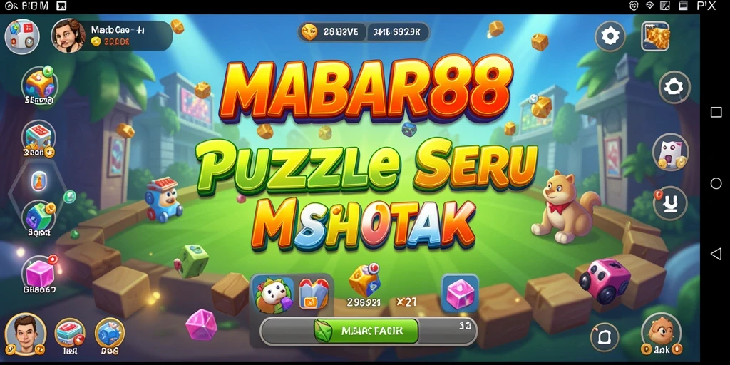Tampilan menarik dari gameplay MABAR88 yang penuh warna.