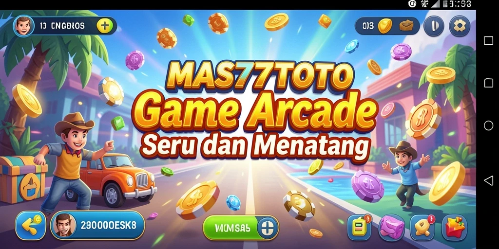 Tampilan gameplay MAS77TOTO yang menarik dan menantang.