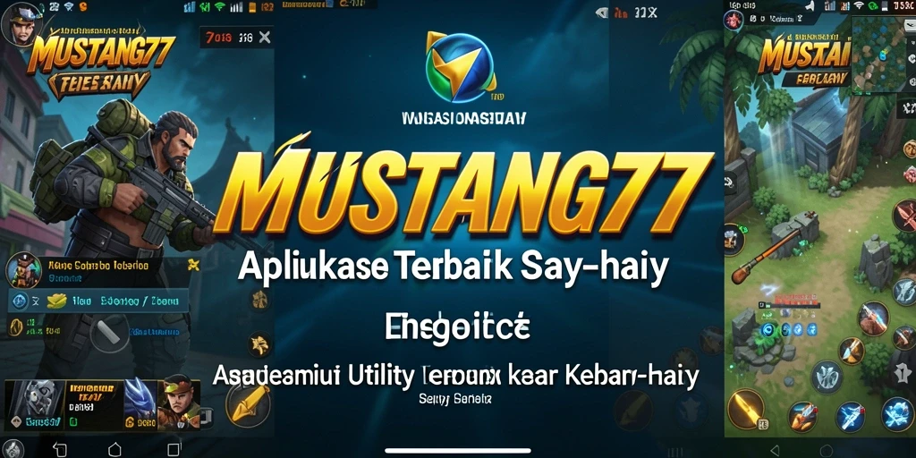 Tampilan utama MUSTANG77 dengan fitur-fitur Utility yang lengkap.