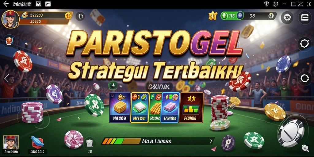 Tampilan menarik dari gameplay PARISTOGEL yang strategis.