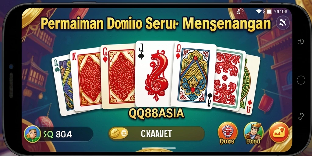 Tampilan gameplay menarik dari QQ88ASIA yang menunjukkan keseruan Domino.