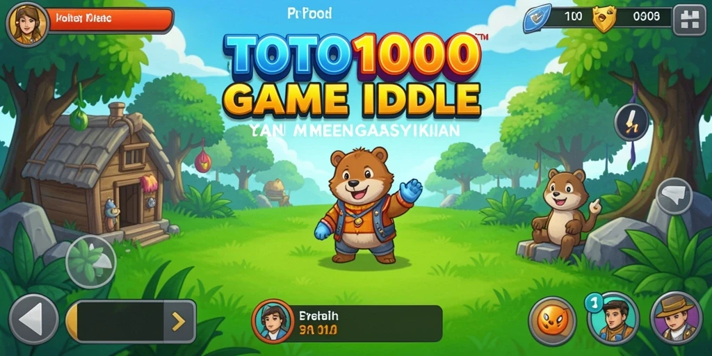 Tampilan gameplay TOTO1000 yang menarik dan penuh warna.